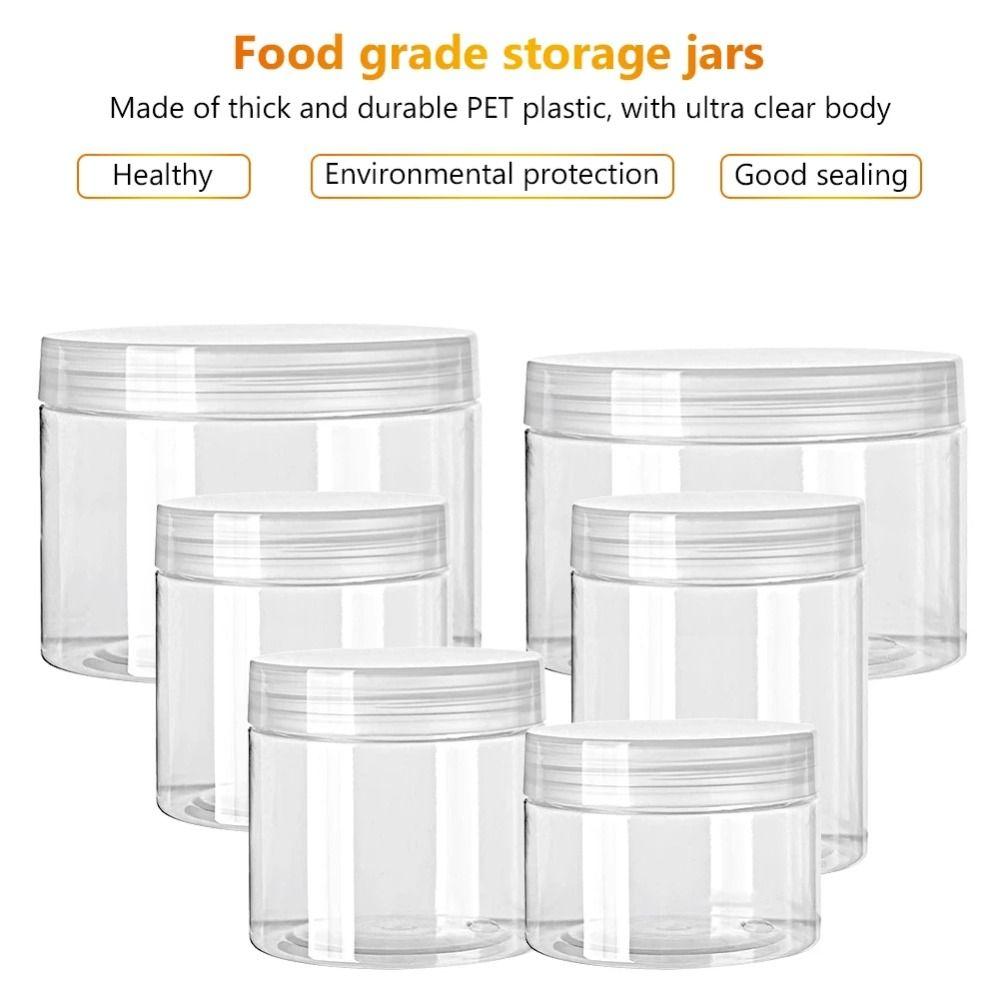 Cosmetic Tank With Cover Round Storage Box Sealed Cans Biscuit Tank Food Container Storage Tank