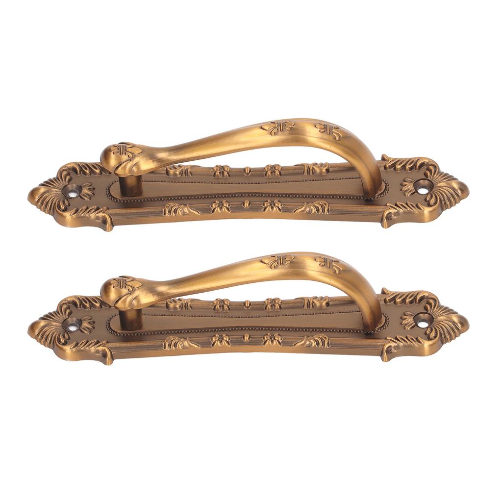 2pcs Barn Door Handle Heavy Duty Bronze Surface Mounted Sliding Wooden Door Handles for Gate