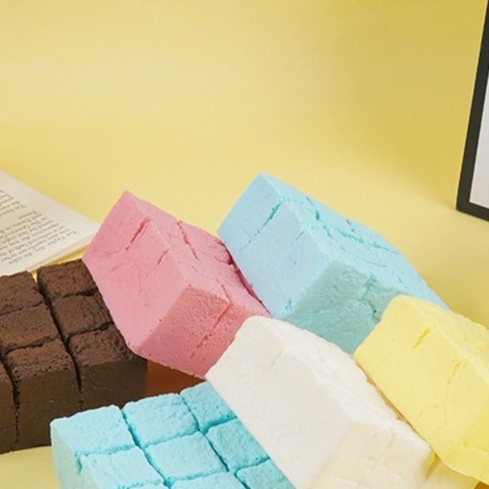 Sticky Bag Chocolate Cake Prank Toy Wet And Soft Texture Slow Rebound Toast Toy  Stress Relief