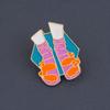 Temu Creative Corsage & Enamel Brooch - Chest Ornaments with Cartoon Bicycle Wishing Bottle Design