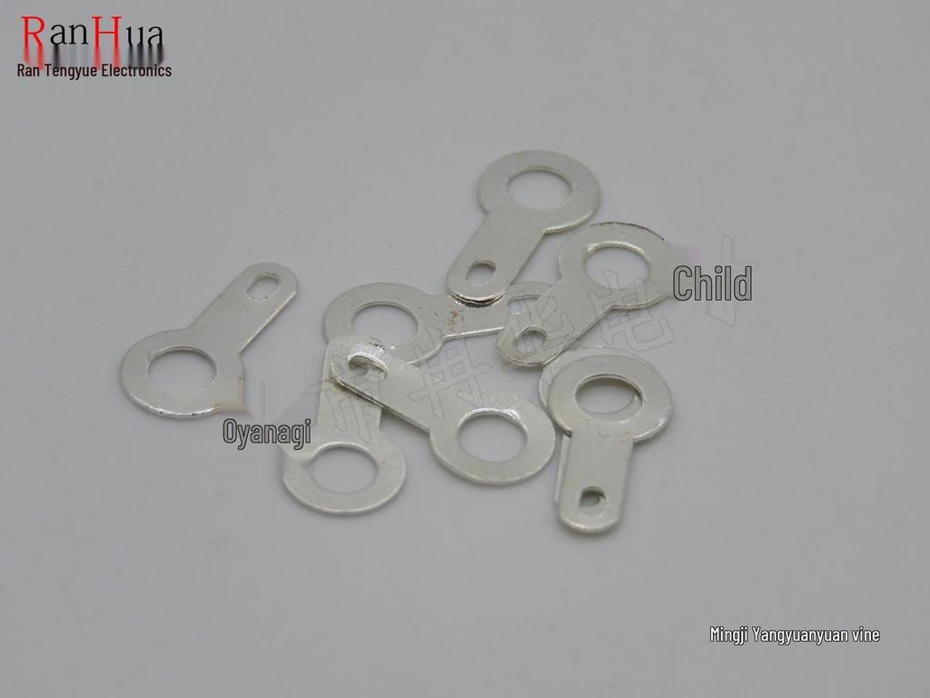 3.2mm Copper Brazing Ring Terminal: Single-Head, Round, Solder Wire Lug, Copper Washer (1000 Pieces)
