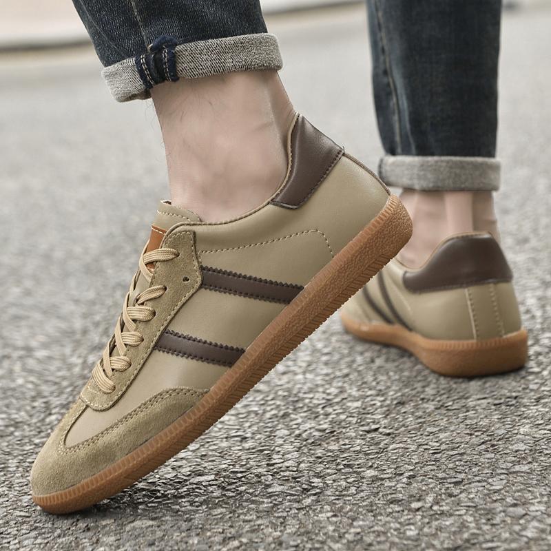 Cow Leather Elevator Sneakers Couple's Casual Shoes with Height Increase Lightweight Anti-Slip Sports Flat&5cm Sheepskin Lining