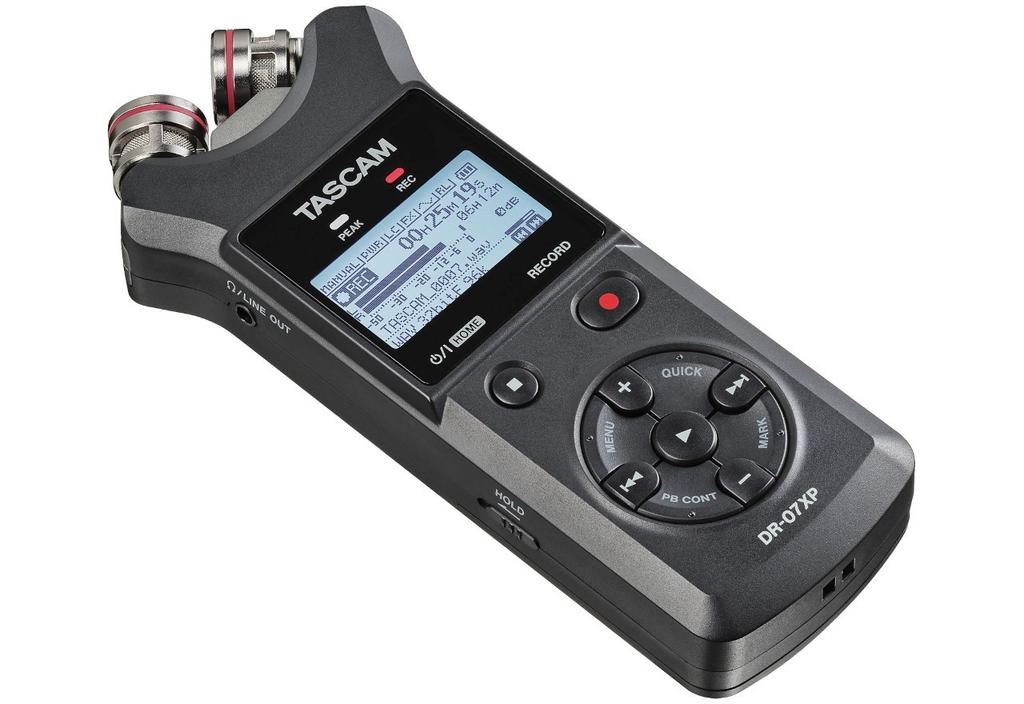 Tascam DR-07XP - Portable digital recorder with in