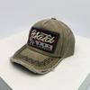 New Unisex Retro Patch Letter Embroidery Baseball Hats Sunshade Korean Versatile Distress Peaked Caps Personal Fashion Street
