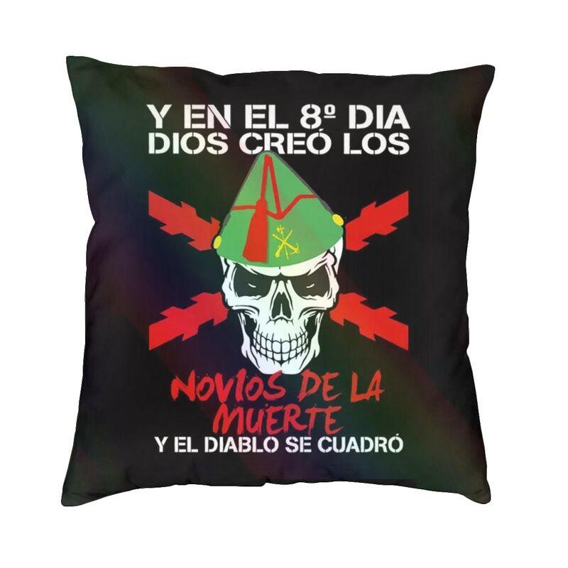 Spanish Legion Espanola Flag Cushion Cover 45x45 Cm Zipper Spain Coat Of Arms Soft Luxury Throw Pillow Case for Sofa Pillowcase