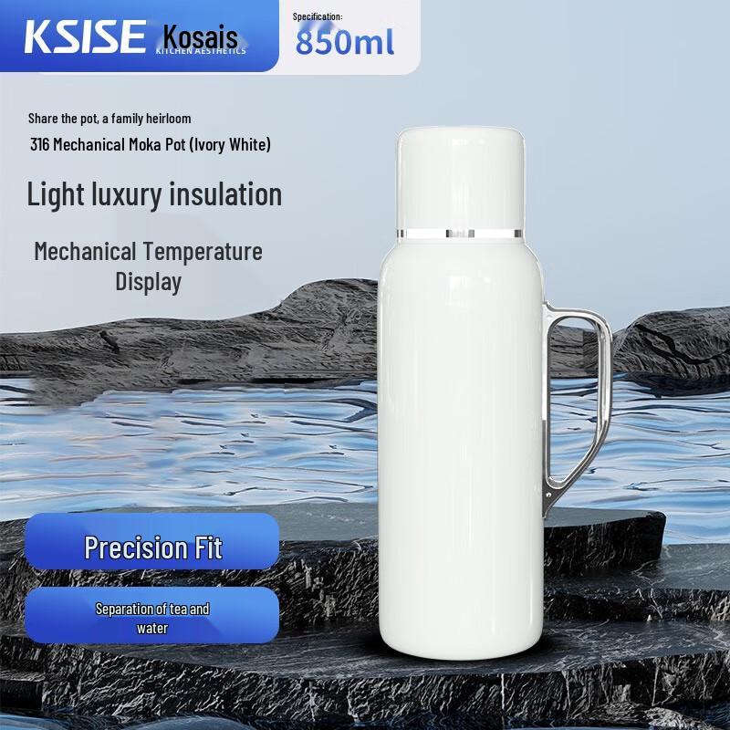 Kesaisi 850ml 316 Stainless Steel Insulated Stew Tea Pot