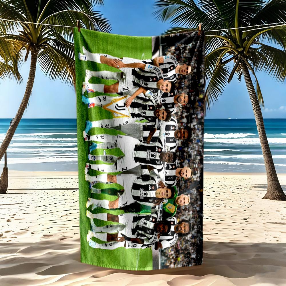 Juventus Beach Towel High Absorbency Quickdry Comfortable Lightweight