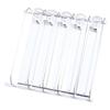 Drink Organizer for Fridge Spring Loaded Adjustable Push Rod Slide Rail Soda Can Dispenser for Beer Beverages 38cm White