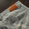 STREETRICH High Waist Slim Fit Comfortable Men's Denim Jeans Artisanal Craftsmanship Loose Style Long Pants Hand-Painted Washed Print