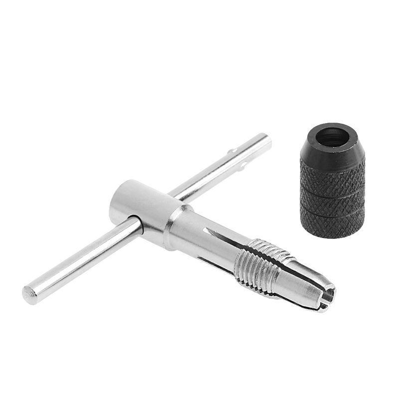 Adjustable Ratcheting T Handle Tap Wrench for M3/M6 Tool Made from Steel for Long Lasting Use In Hand Applications