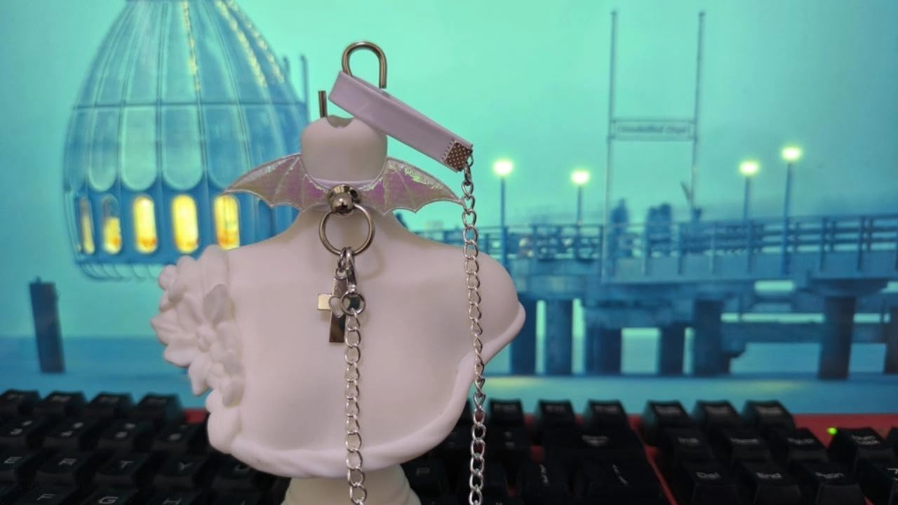 

HAMRETHYPPZ 14 16 13 BJD Кукла на шаровых шарнирах, Платье для куклы, Костюм для куклы, Наряд горничной для куклы, Модные и уникальные Белые Ангельские Крылья и Ожерелье с Крестом для BJD
