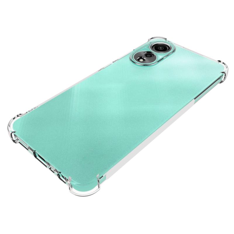 For Oppo A78 4G Case Flexible TPU Anti-slip Transparent Cover
