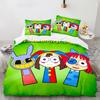 Music Game Sprunki 3D Print Cartoon Bedding Set Soft Comforter Cover Pillowcase Duvet Cover Set Bedclothes for Kids Adults Gift