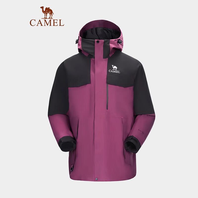 Camel Women's 3-in-1 Windproof Waterproof Outdoor Jacket