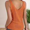 Summer Knit Hollow Out Tank Tops V-Neck Sleeveless Shirts Crochet Top Pullover Sweater Tanks Loose Blouses