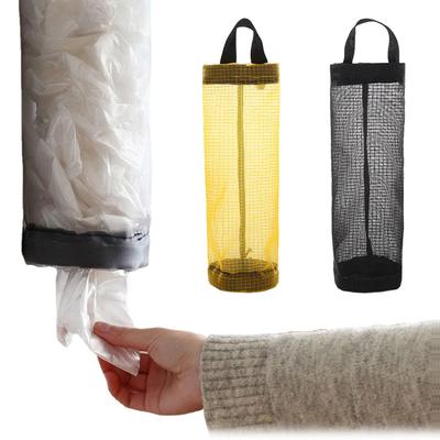 Hem Livsmedelspåshållare Väggfäste Plastpåshållare Dispenser Hängande förvaring Skräp Soppåse Kökssoporganisatör
