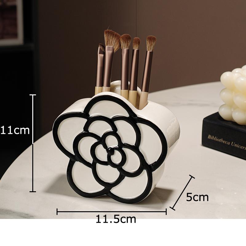 Black and White Butterfly Decorative Tissue Box Coffee Table Desk Decoration Ceramic Tissue Box Bedside Table Paper Towel Case