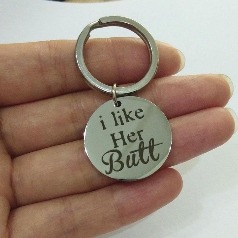 Stainless Steel Cute Couple Keychain Love Key Ring Gift For Boyfriend Girlfriend With Premium Quality Polished Finish