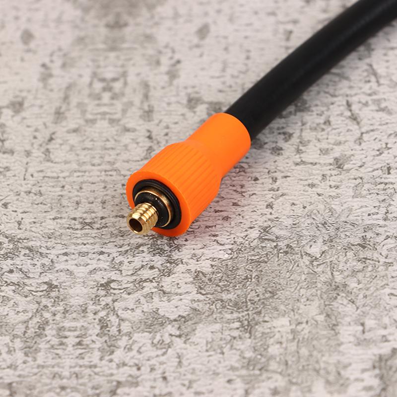 Reifenfüllschlauch M6 Verriegelbarer Luftdruckprüfer Mit Luftschlauch, Standard-Reifenventil Feingewinde, Füllschlauchadapter