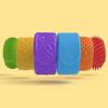 6Pcs Textured Silicone Sensory Bracelet 6Pcs Slap Bracelets Christmas Gift Calming Toy  Boy Girl
