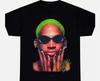 DENNIS RODMAN 100% Cotton T-shirt Mens Tees Top Rare Homage Vintage Rap Tee Hip Hop Style