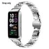 Huawei Band 11 Pro & Xiaomi Band 9 Universal Stainless Steel Replacement Strap