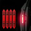 4Pcs Reflective Open Warning Stickers for Car Door, Night Visibility Auto Safety Prompt Decals
