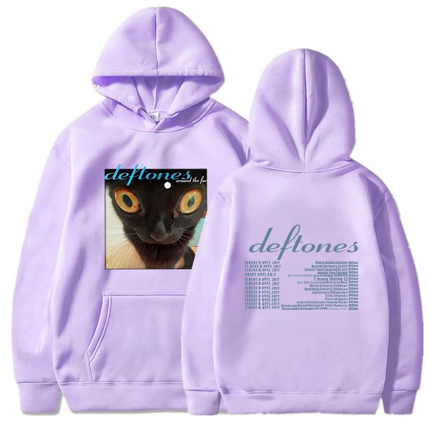 Deftones Hoodie for Autumn/Winter Fashion Comfortable Sweatshirts with Hooded Harajuku Clothing Ropa Hombre Retro Soft Pullovers