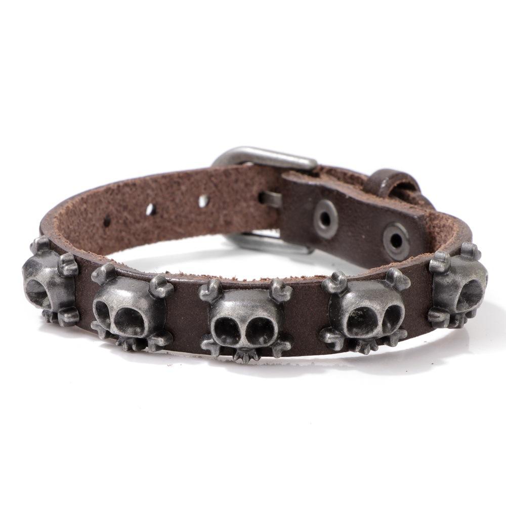 JYL TS Bracelet Men's  Volcanic Stone Crown Set Bold Enhances Authority And Luck