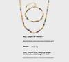 Freshwater Natural Bohemian Pearl Stone Beaded Necklace Bracelet Set