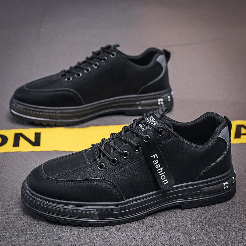 

Мужская обувь осенняя дышащая обувь универсальная трендовая спортивная и для отдыха студенческая обувь для скейтборда удобная и легкая рабочая обувь 39