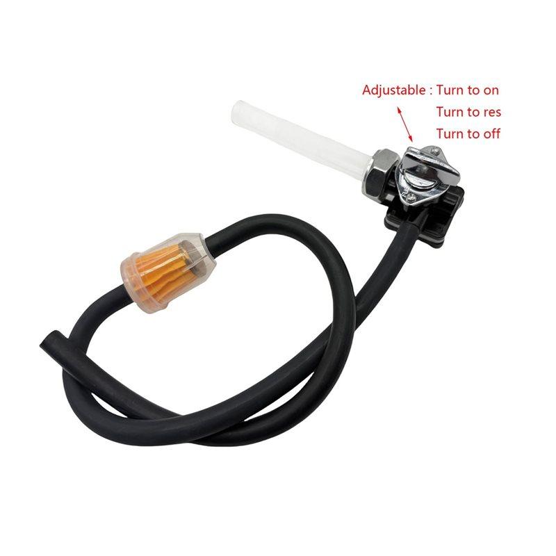 For FLST FXST FLT FXD 1995-2001 1340Cc Motorcycle Fuel Valve Petcock Replacement Part- 61338-94D With Male Thread