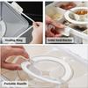 8 Compartment Snack Tray with Lid Handle Portable Food Container for Sweets Nuts Vegetables Biscuits Party Serving Organizer