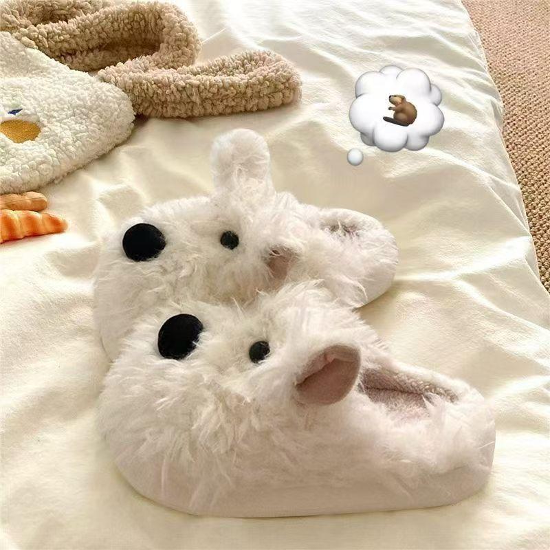 

Doodle Dog Cute Women Indoor Home Fleece Warm Plush Slippers Trendy Wholesale Dropshipping 36-37