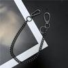 Men's Korean Retro Hip Hop Metal Waist Chain - Punk Gunmetal Pant Accessory