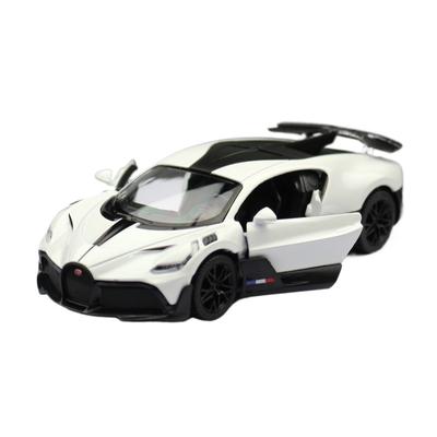 Toy Car Model 1/38 Bugatti Divo Hyper Sports Racing Alloy Diecast Miniature Vehicle Collection Gift for Children Boy