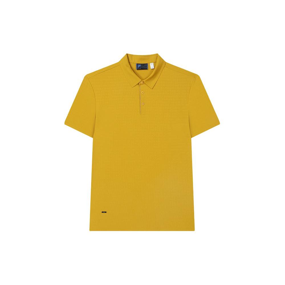 

FILA Solid Color Casual Simple Pullover Short Sleeve Polo Shirt Men Polo Shirts Sunset-Yellow F11M422124F-YE L
