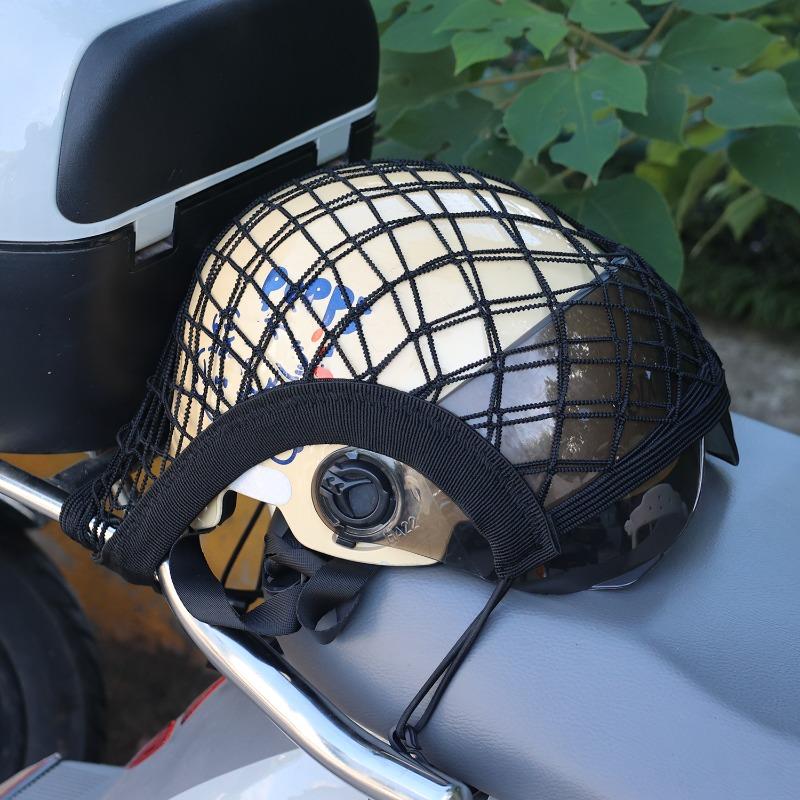 Car Blocking Mesh Auto Seat Seat Back Storage Universal Motorcycle Helmet Luggage Net Car Inter-seat Storage Mesh Pocket