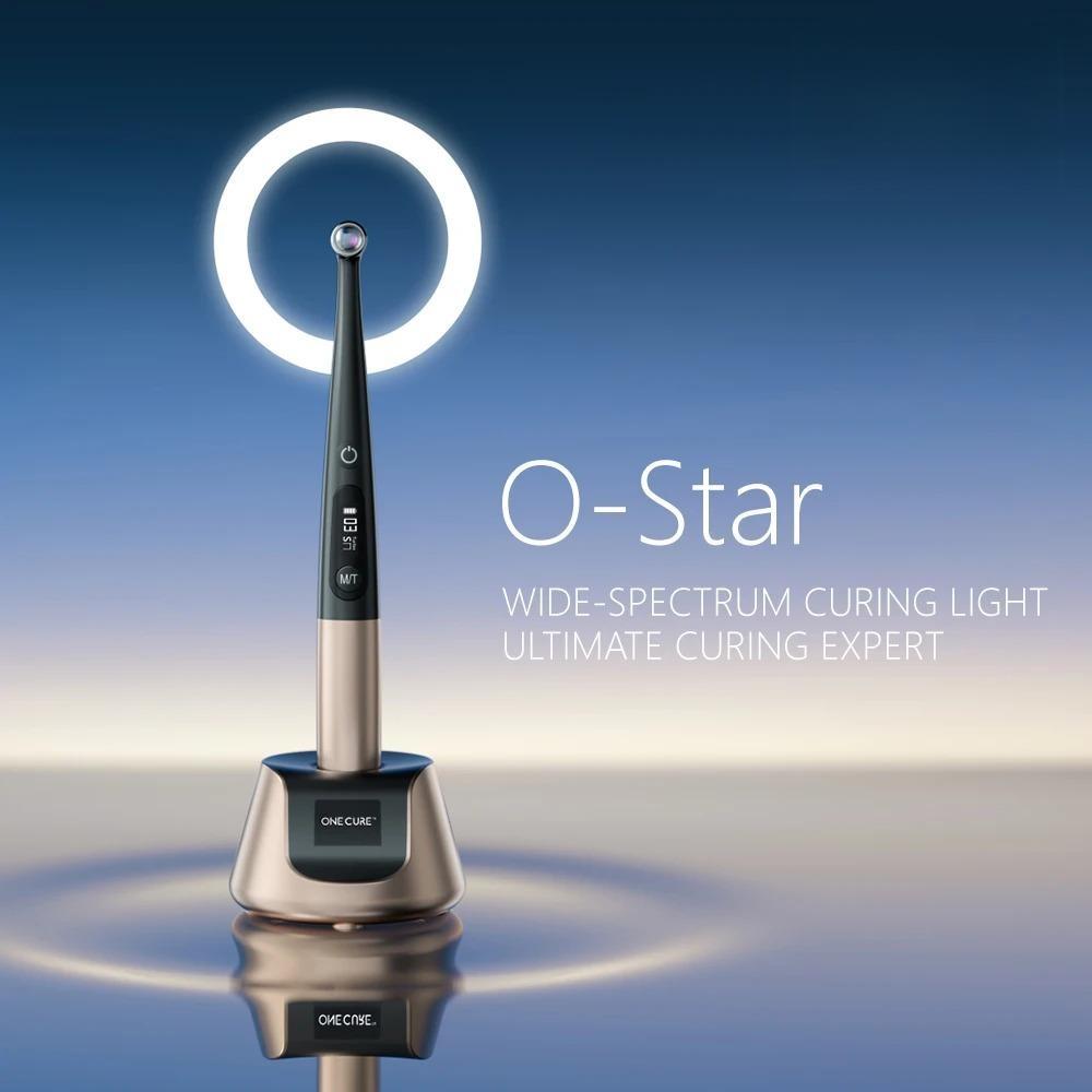 

Woodpecker O-Star Стоматологическая полимеризационная лампа Светодиодная лампа для полости рта Светочувствительная лампа для отбеливания зубов Беспроводная смола для пломбирования US Plug чёрный