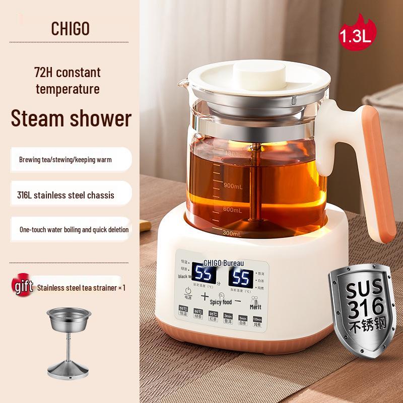 Health Pot Constant Temperature Milk and Formula Warmer, Steam Spray Tea Maker Kettle