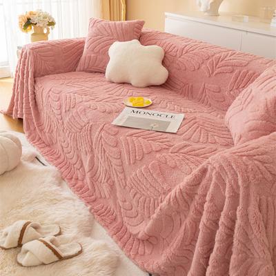 Modern Jacquard Frunze Catifea Husă de Sofa 2 3 Locuri Fleece Moale Forma L Husă Canapea Fotoliu Recliner Toate Mărimile