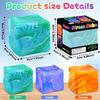 Maltose Stress Relief Toy Cube Sensory Fidget Toy Slow Rebound Soft and Glutinous Filled with Gel Stretchable Ice Cube Anxiety Relief