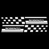 2pcs Car Side Window B Pillar Emblem Decortion Sticker for KIA Sportage Niro Rio Ceed Cerato Soul Sorento Picanto Sonic Cadenza