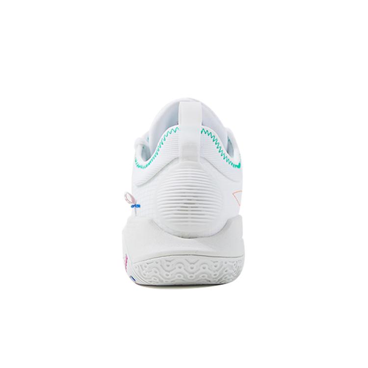 New LINING All City 9 V1.5 Basketball Shoes Men Low Top White/Red/Green ABAR015-D