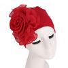 Damen Elegant Seite Groß Blume Hohe Elastizität Mode Kappe