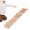 1:12 Miniature Wood Staircase DIY Step Stair Crafts Decorative Dollhouse AccessoriesStaircase