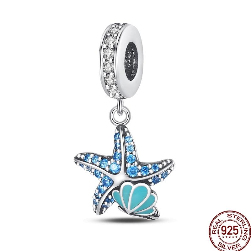 Original Copper Charm Beads Luminous Firefly Tarot Card Perfume Butterfly Bead For Women Diy Bracelet Charm Jewelry