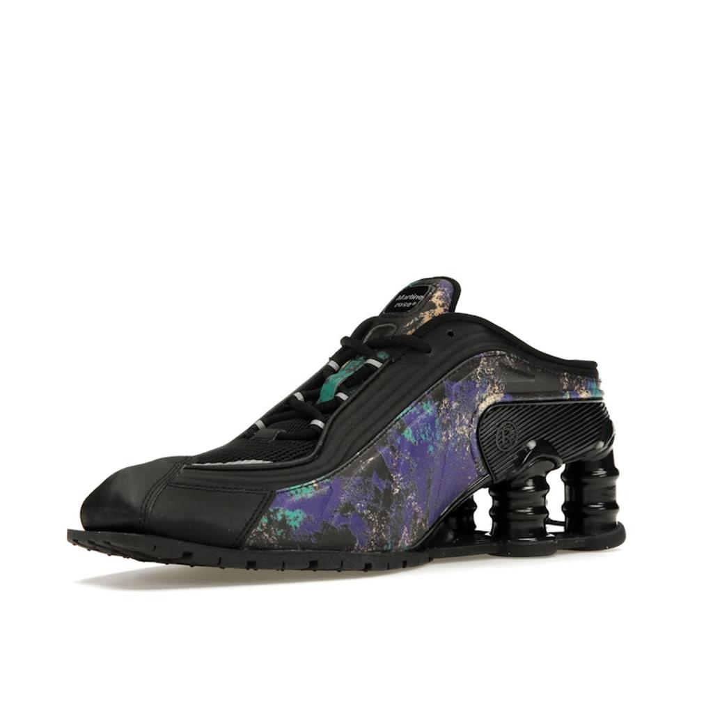 Nike Pantofi sport Martine Rose x Shox Mule MR4 Eggplant pentru femei, negru metalic-argintiu DQ2401-003