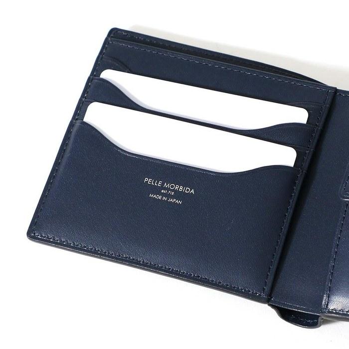 [Pelle Morbida] Barca Two-Fold Wallet BA604 BLACK
