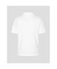 Binpolmen Cotton Linen Open-Neck T-Shirt White